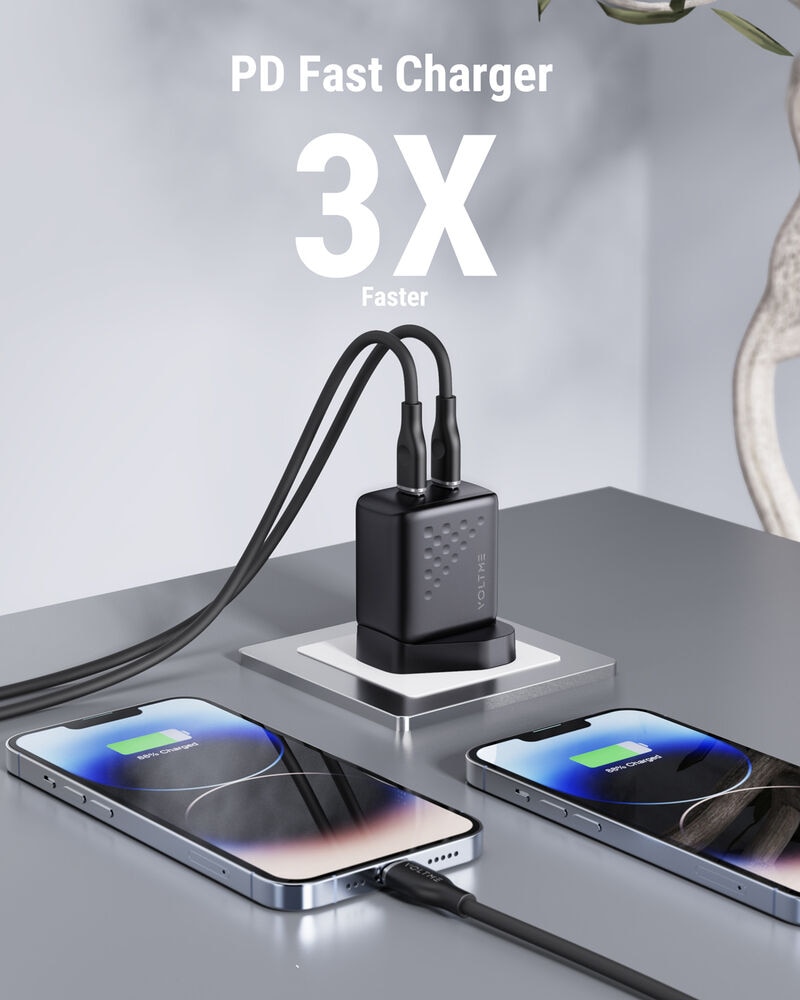 Voltme Revo 35 Duo Lite - PD35W (USB-C*2) GaN Charger