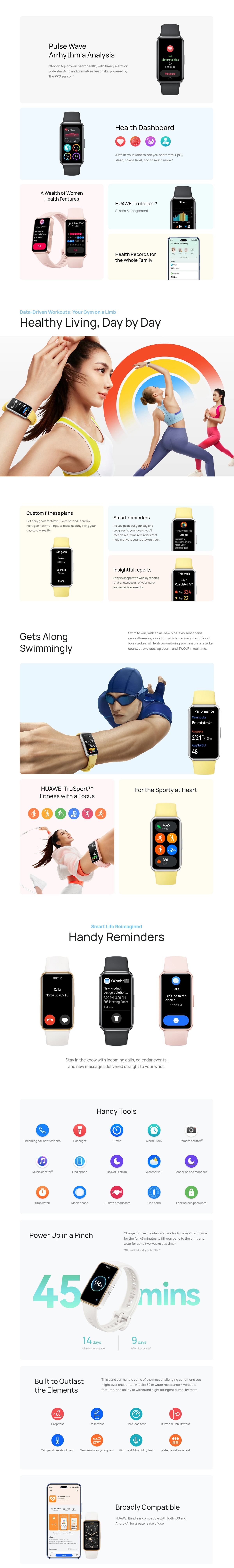 HUAWEI Band 9 Smart Wearable