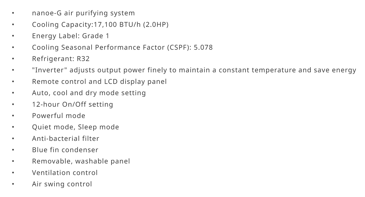 RASONIC RC-HU180A 2HP Inverter Cool Window Air Conditioner