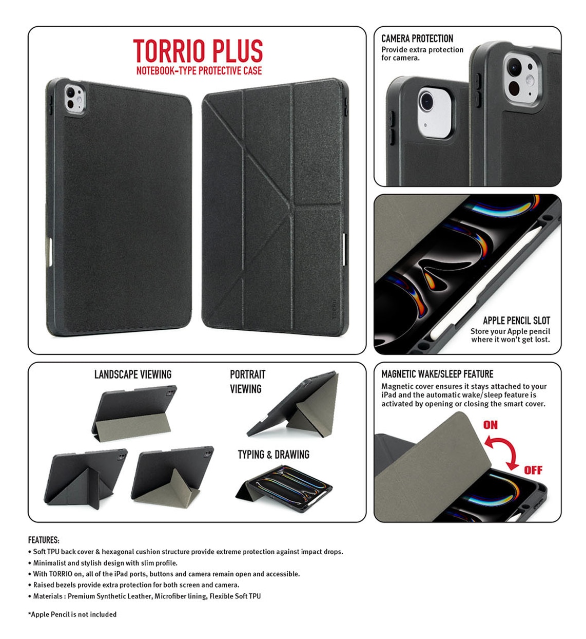 Torrii TORRIO Plus Case for iPad Air 11