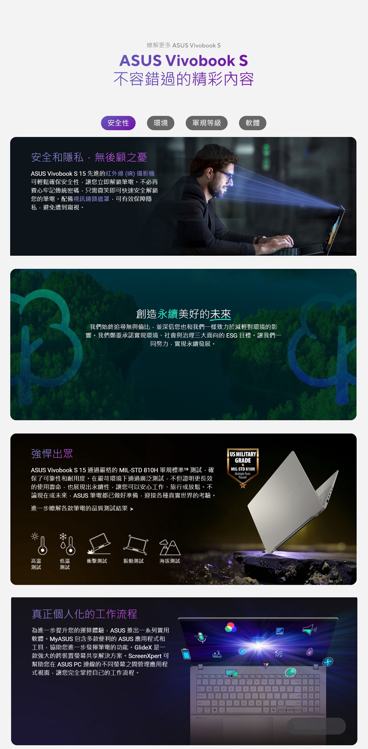 ASUS 華碩 Vivobook S 15 S5507QA Copilot+PC 手提電腦
