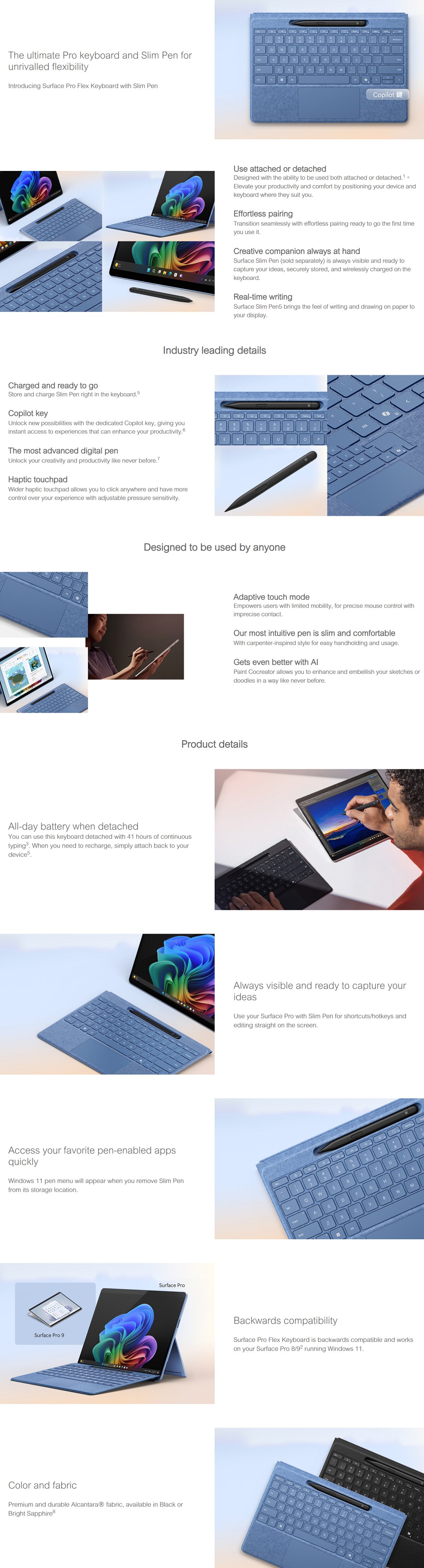 MICROSOFT Surface Pro Flex Keyboard with Slim Pen