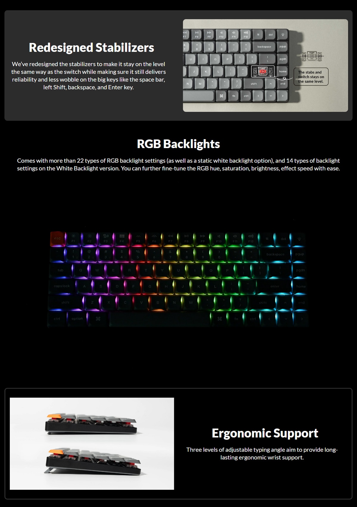 Keychron K3 Max RGB 熱插拔無線機械鍵盤 - 薄型 Gateron 紅軸