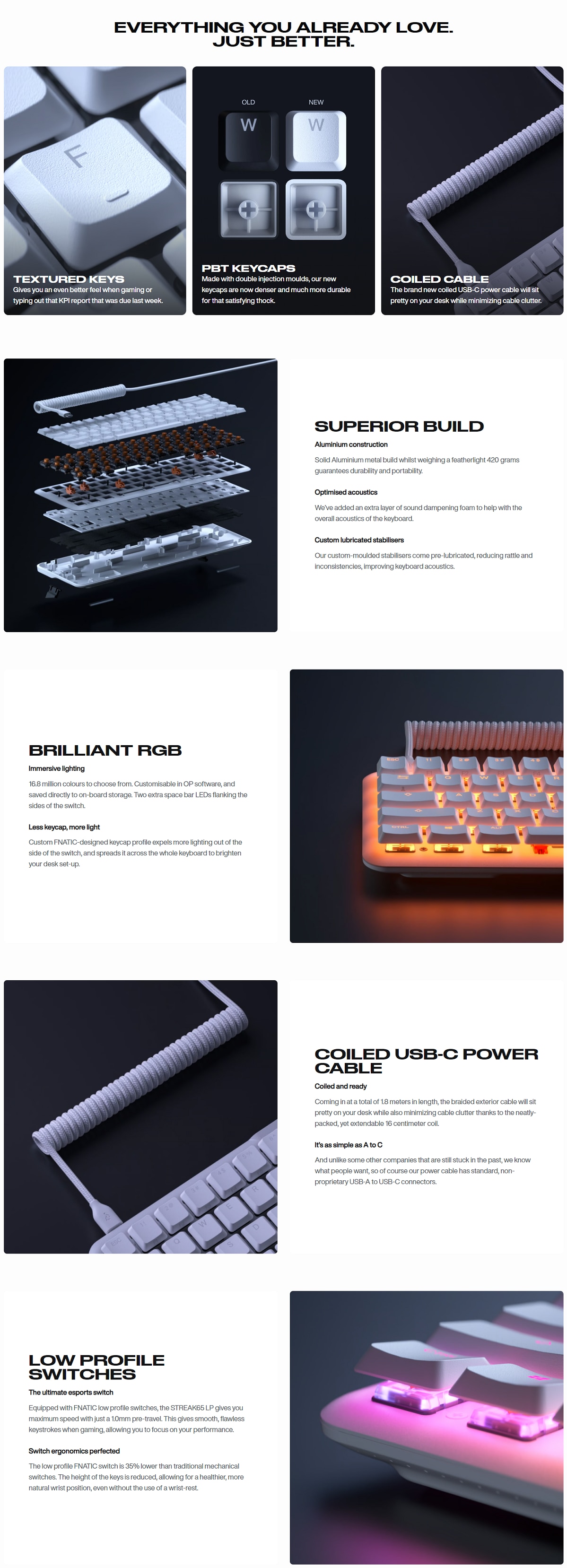 Fnatic Streak 65 Low Profile Gaming Keyboard