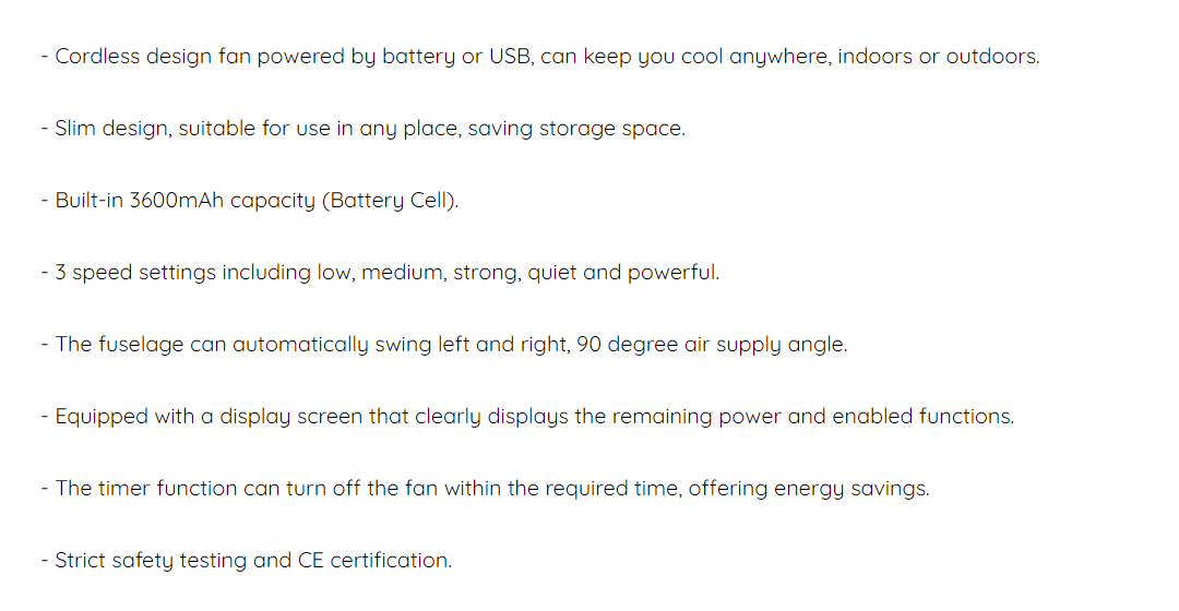 inno3C i-DF3 Desktop Tower Fan