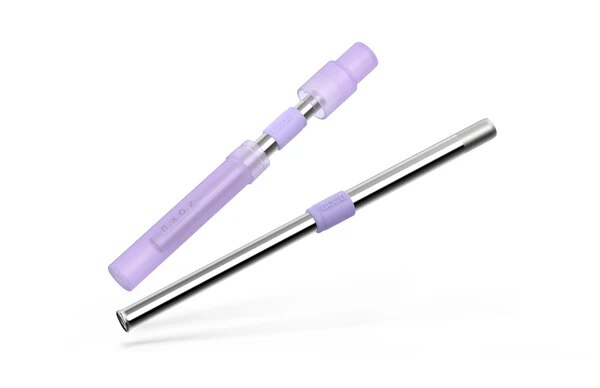 ZOKU Purple Jumbo  Pocket Straw