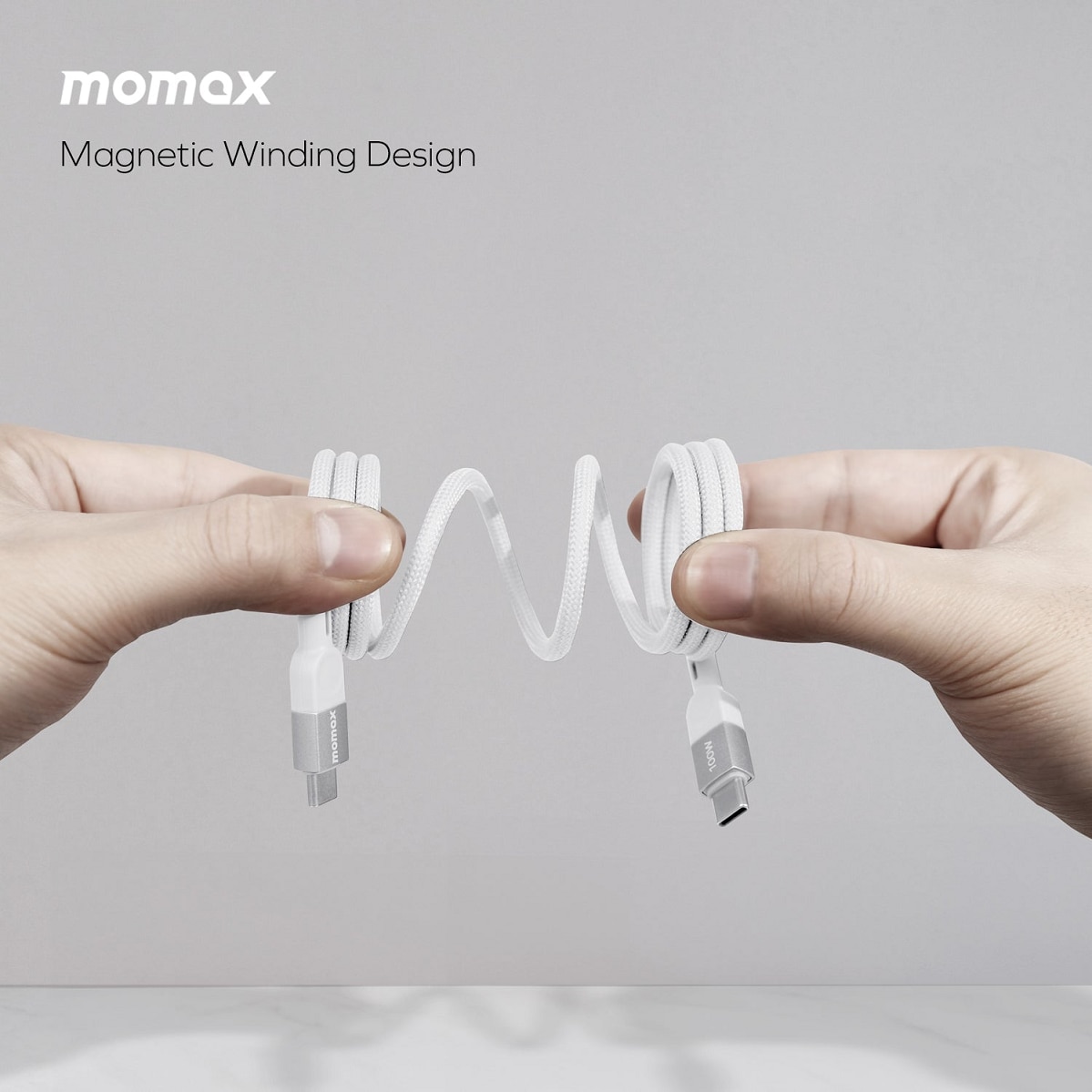 Momax Mag Link USB-C to USB-C 100W USB2.0 1m 磁吸連接線 手機配件