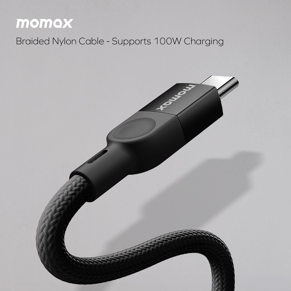 Momax Mag Link USB-C to USB-C 100W USB2.0 1m 磁吸連接線 手機配件