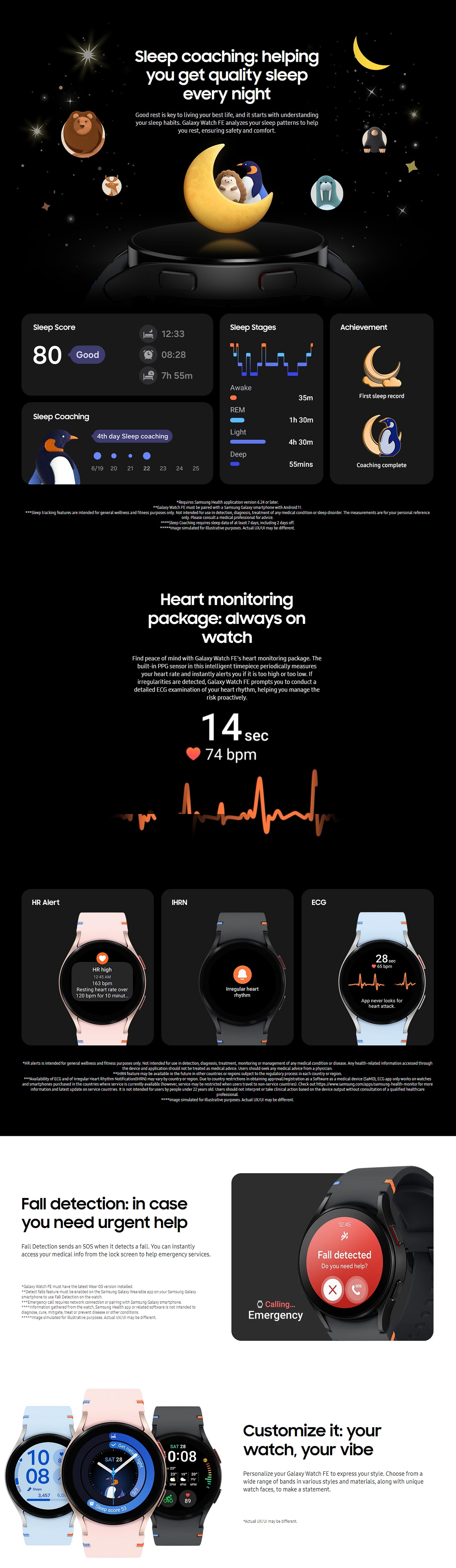 SAMSUNG Watch FE Smart Watch