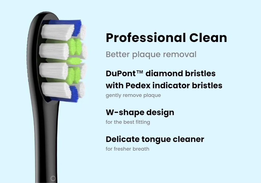 Oclean P1C5 Professional Clean Brush Head 2pcs C04000270