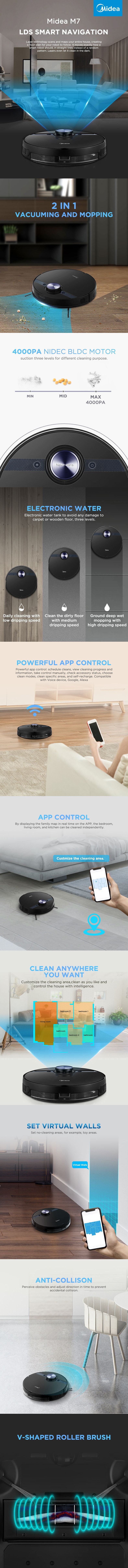 MIDEA M7 Smart Vacuum Robot