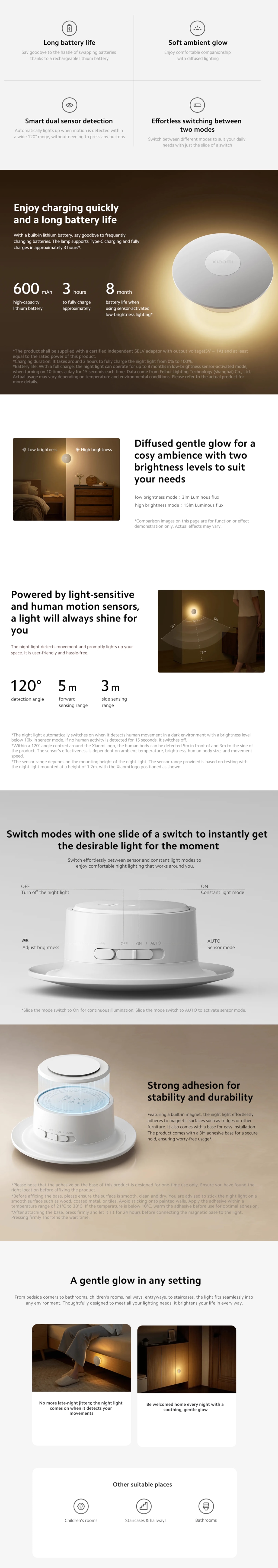 Xiaomi BHR8978GL Night Light 3