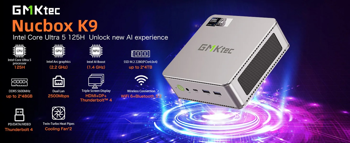 GMKTEC Nucbox K9 Mini PC