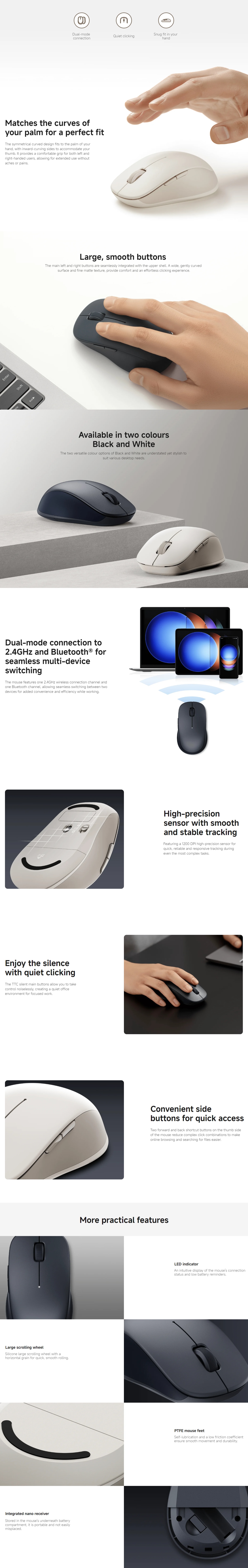 Mi Dual-mode Wireless Mouse 2