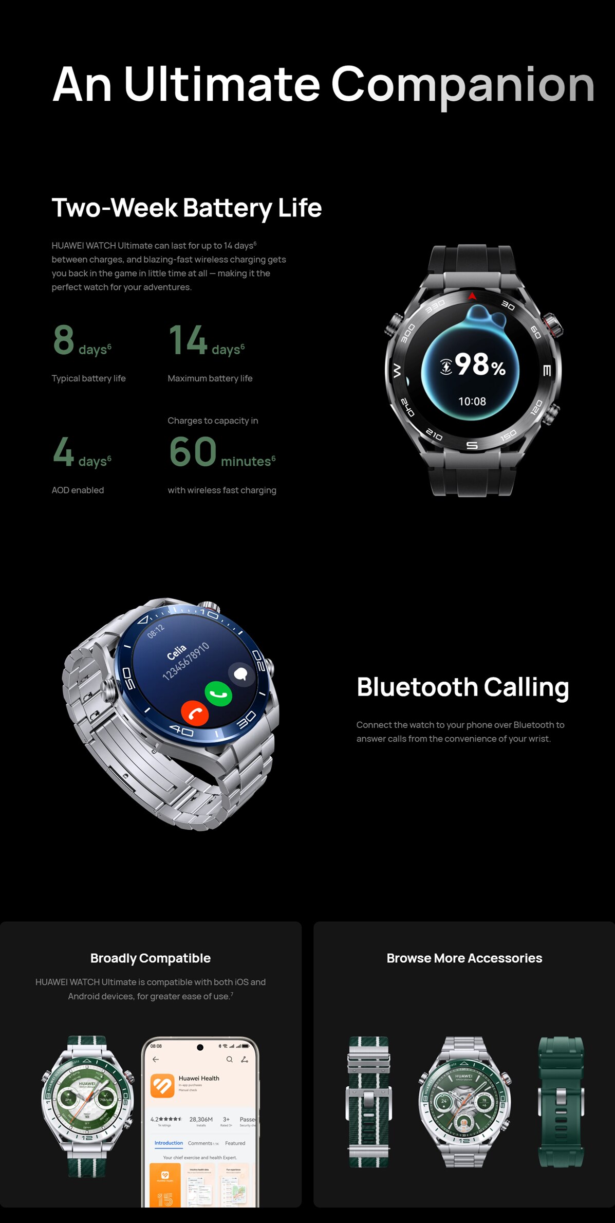 HUAWEI Watch Ultimate Smart Wearable