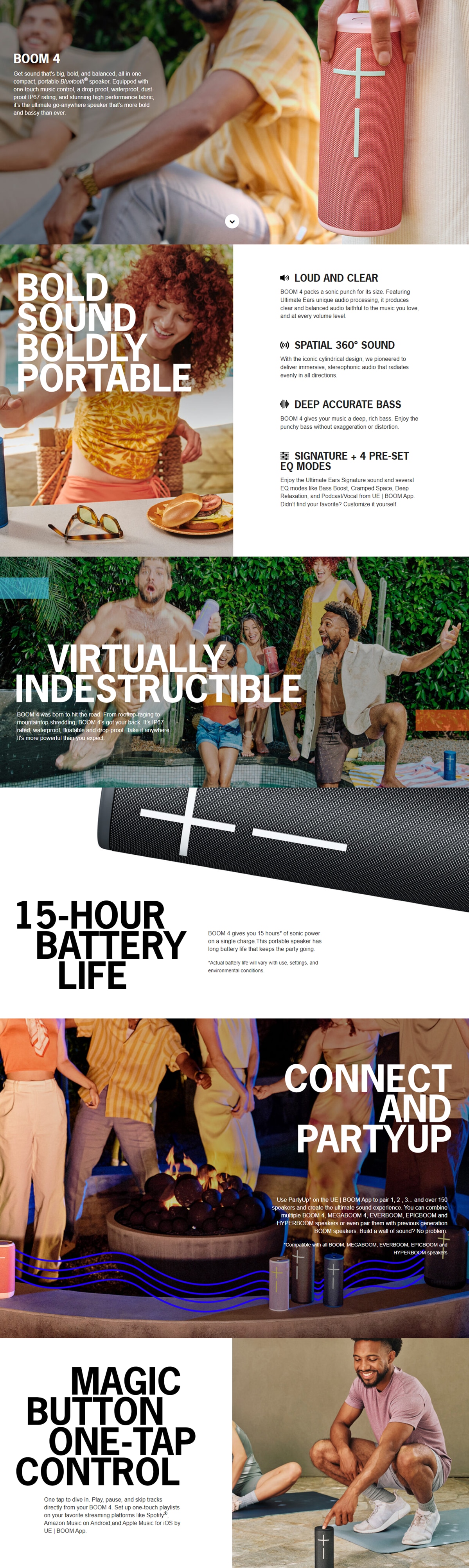 ULTIMATE UE Boom 4 Bluetooth Speaker