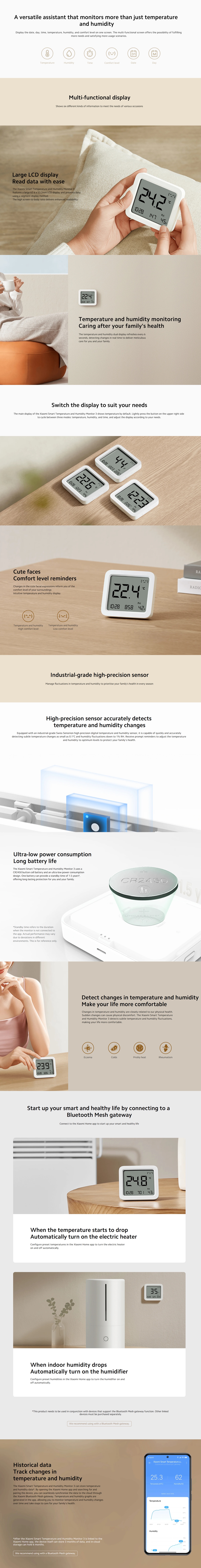 Mi Temperature and Humidity Monitor 3