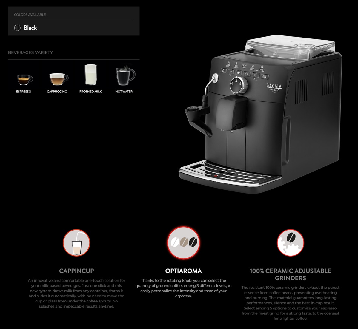 Gaggia RI8749 Gaggia Naviglio Milk 義大利制咖啡機