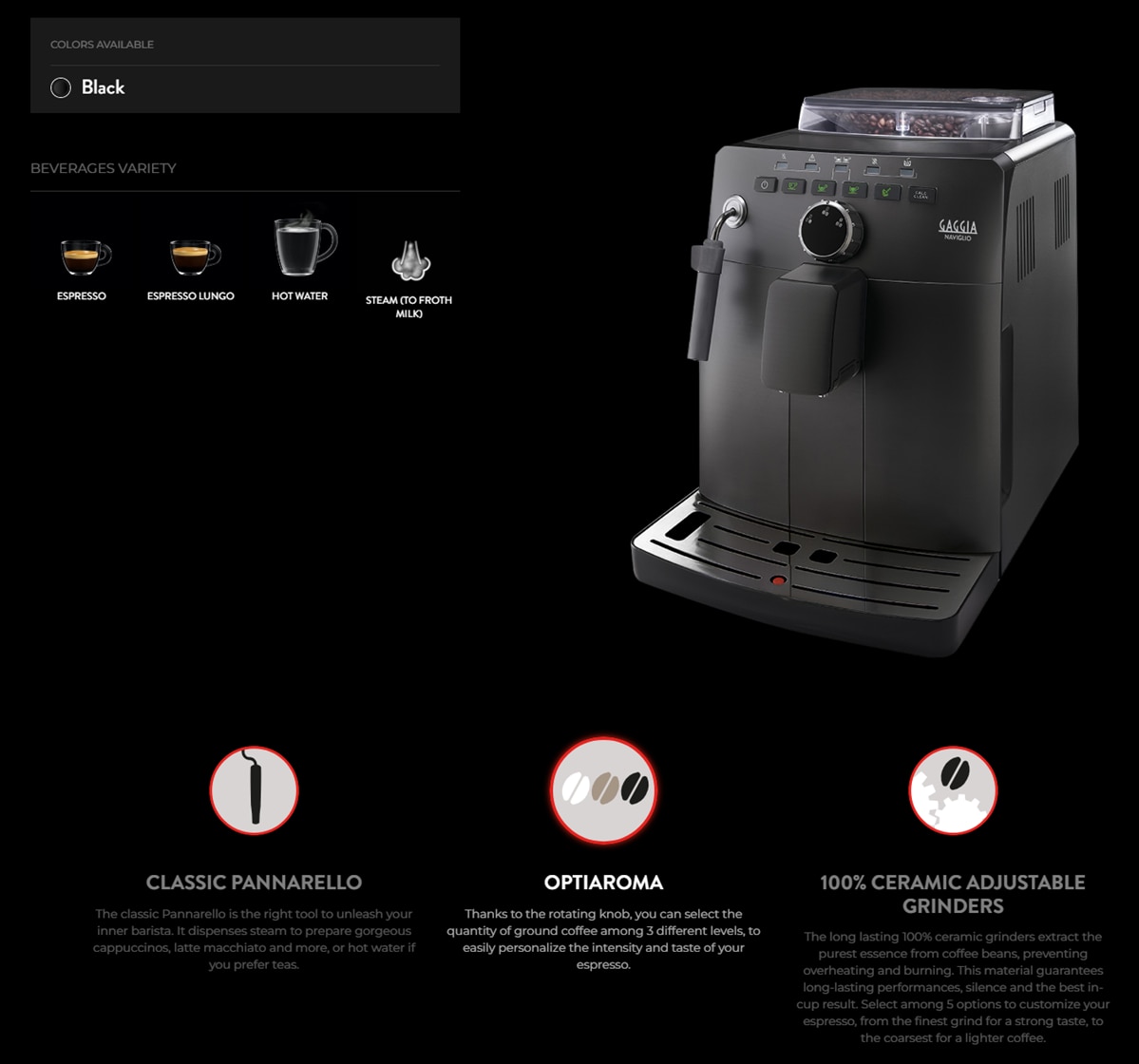 Gaggia HD8749 Gaggia Naviglio 義大利制咖啡機