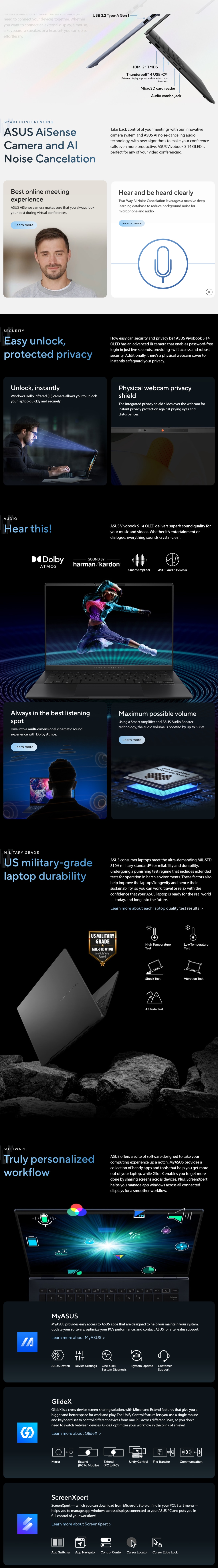 ASUS Vivobook S 14 OLED S5406SA Notebook