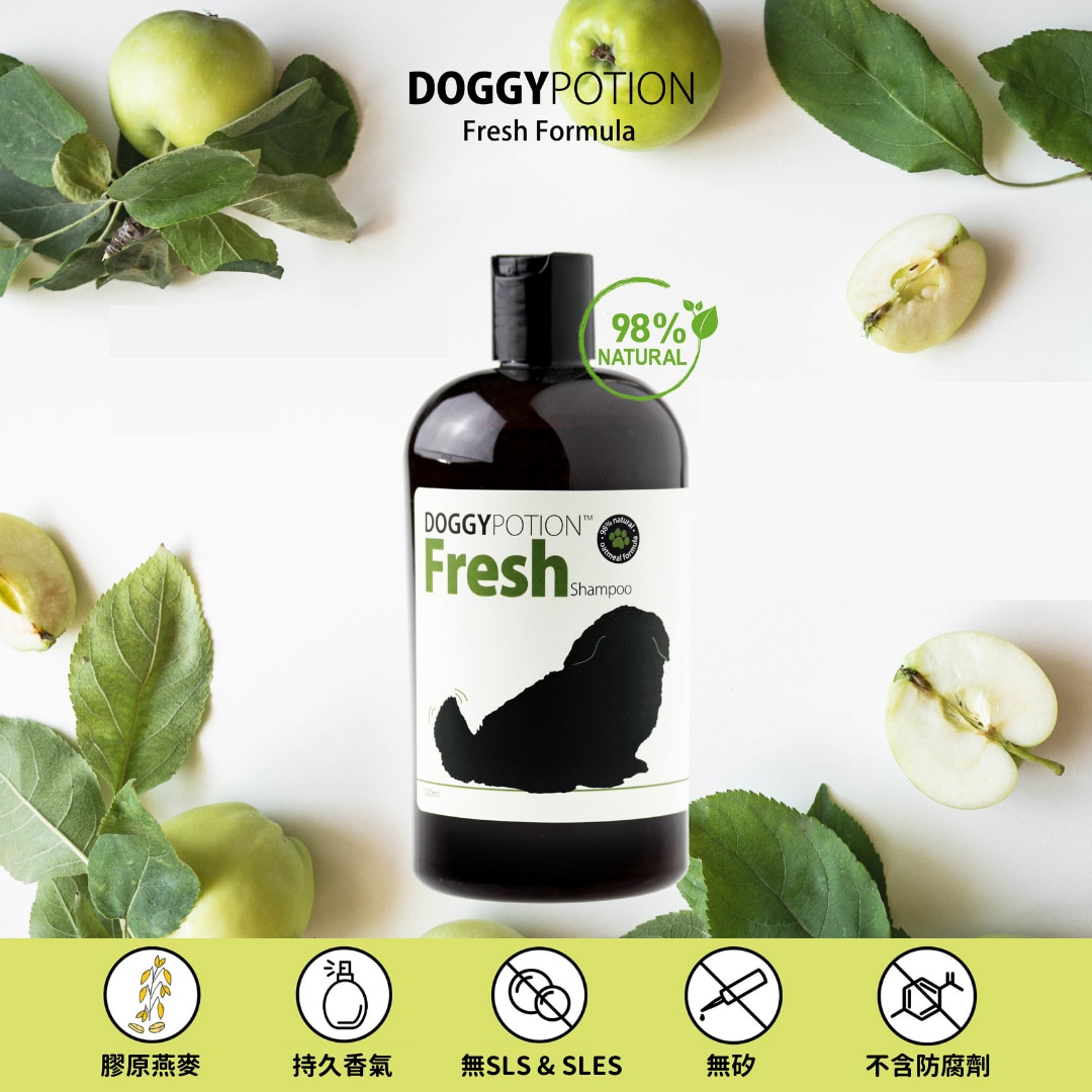 DOGGY POTION FRESH 寵物燕麥沐浴露 500ml