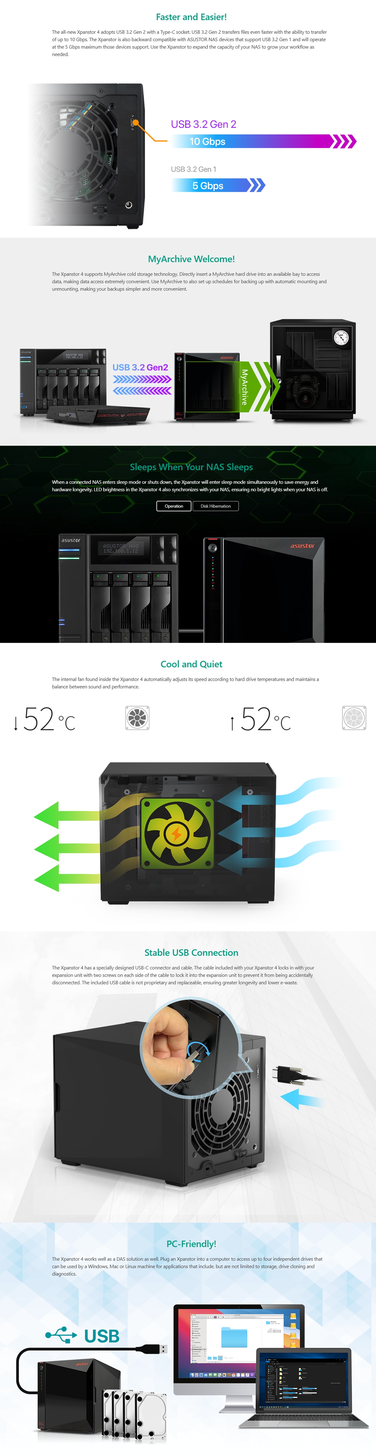 ASUSTOR XPANSTOR 4 AS5004U NAS