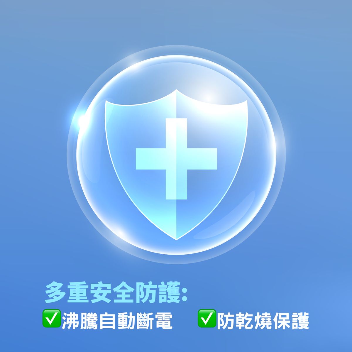 Proluxury PKT907010 玻璃電熱水壼1.0L-（白色）(英國STRIX 溫控器)