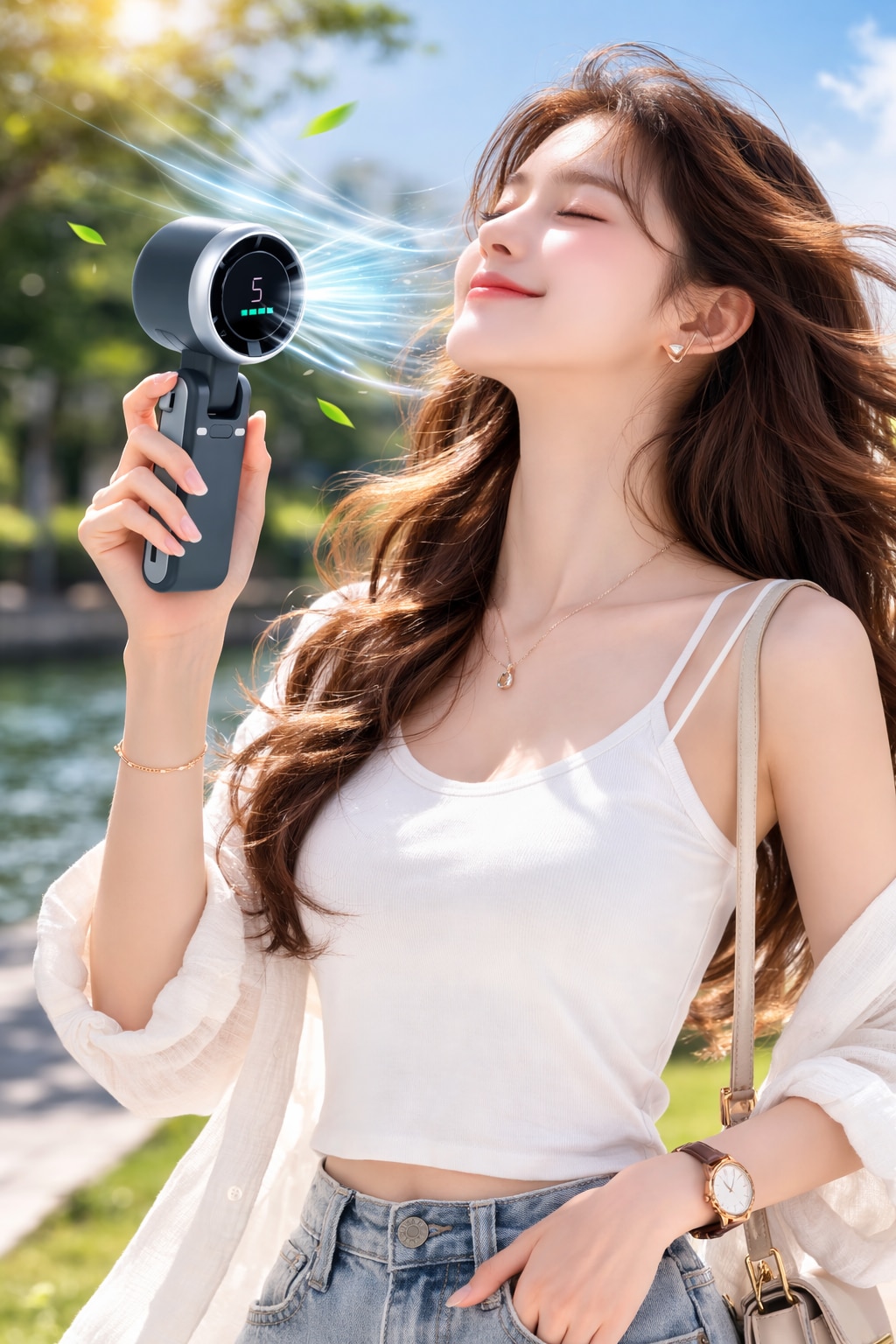 Batus HF501 Cordless Handheld Fan