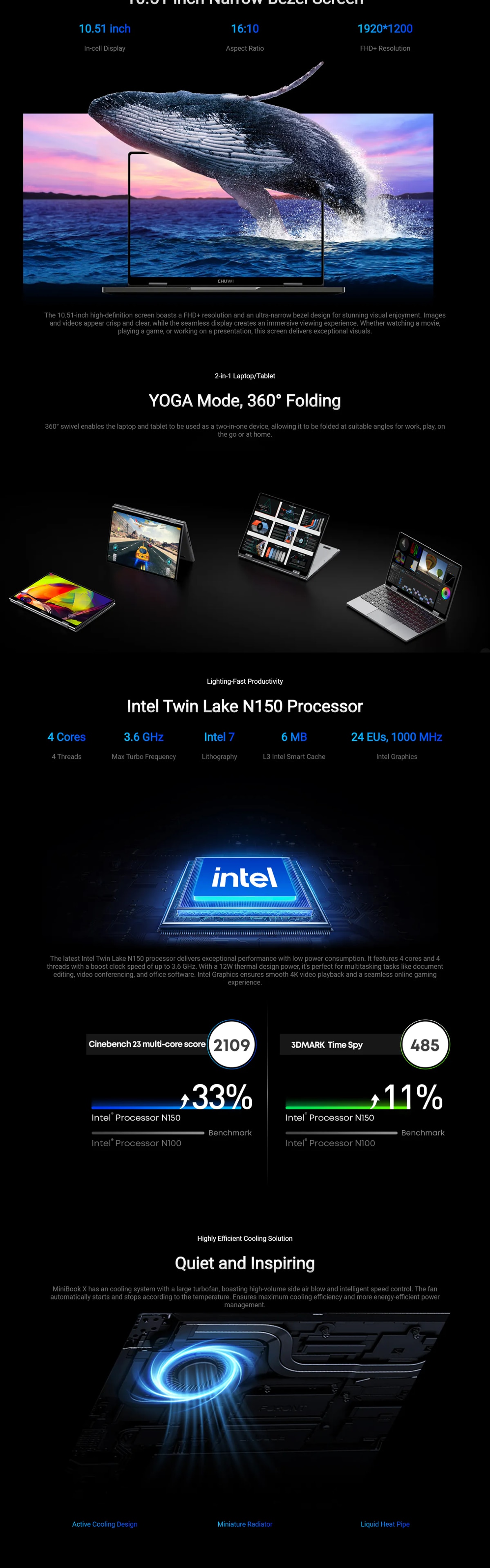 CHUWI Minibook X 2025 Notebook