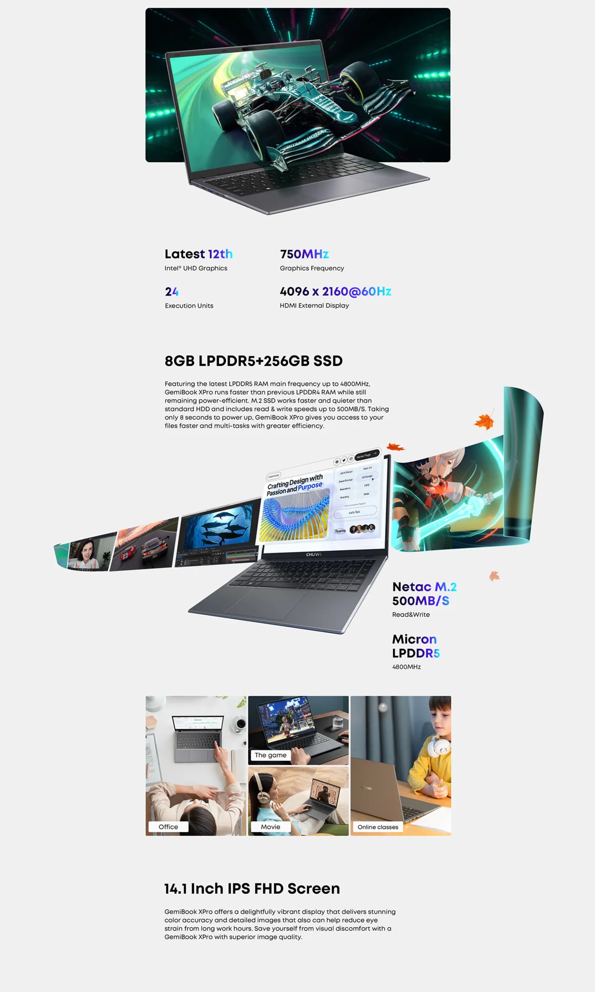 CHUWI GemiBook X Pro Notebook