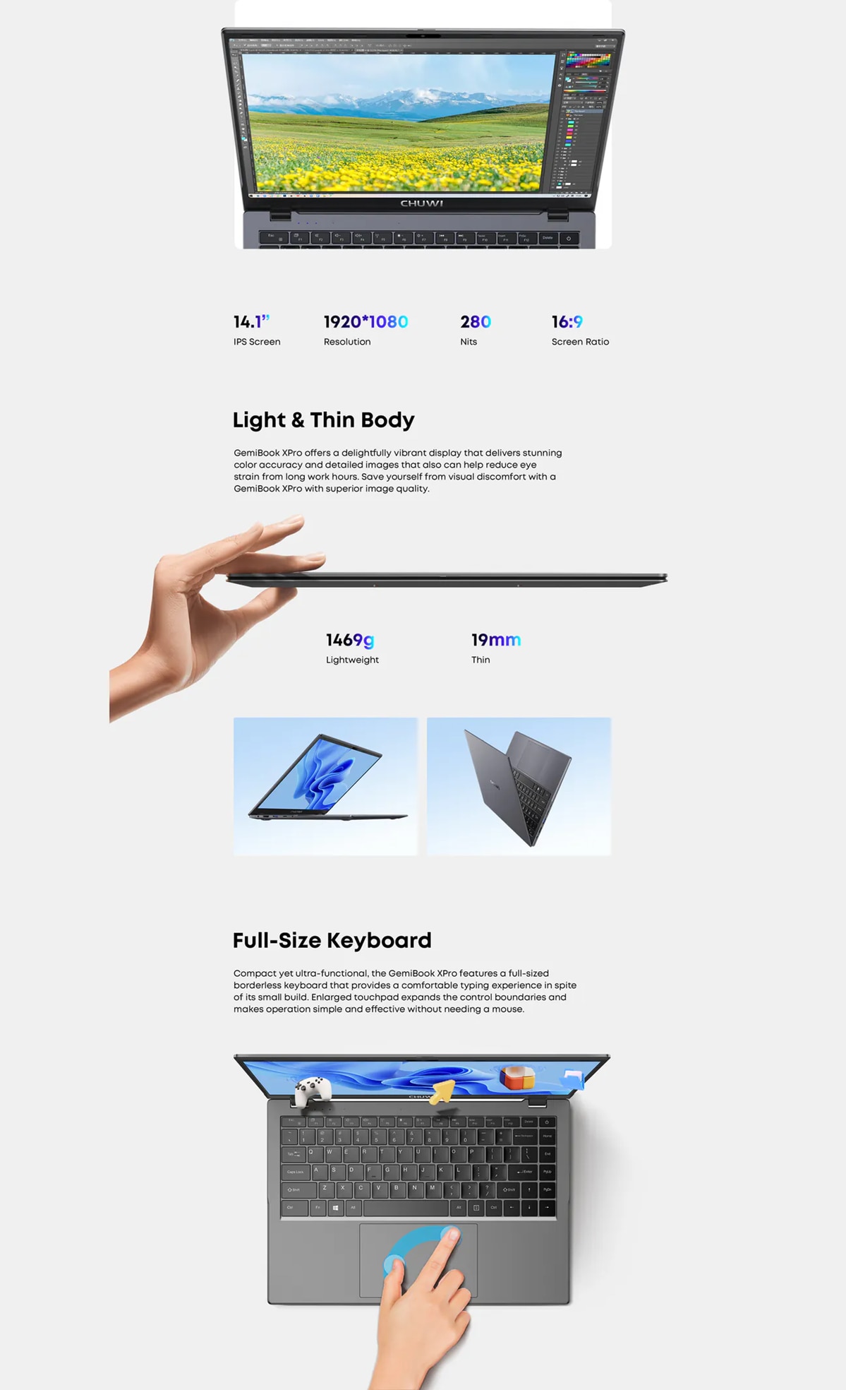 CHUWI GemiBook X Pro Notebook