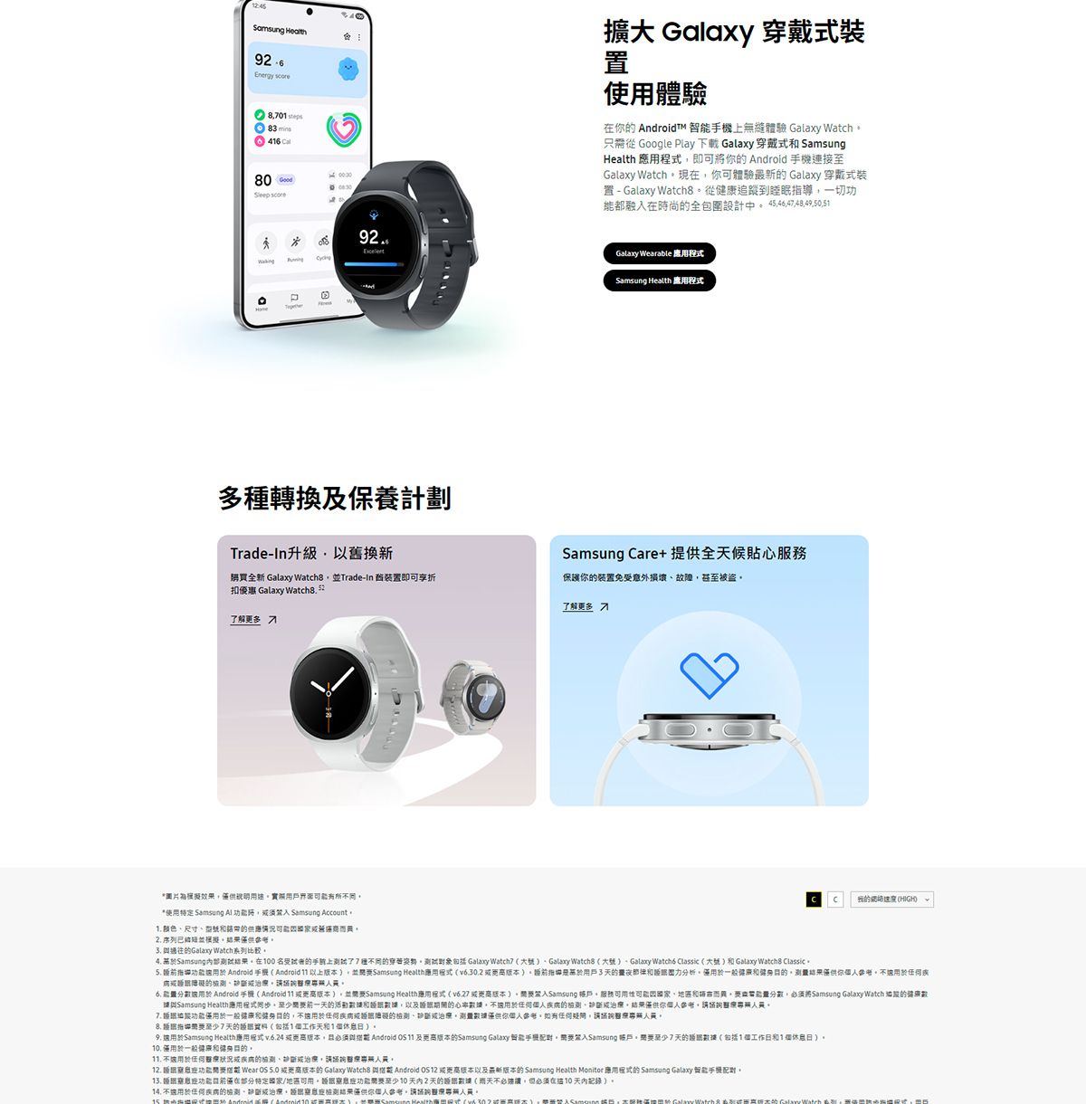 SAMSUNG Galaxy Watch8 44mm (BT) Smart Watch