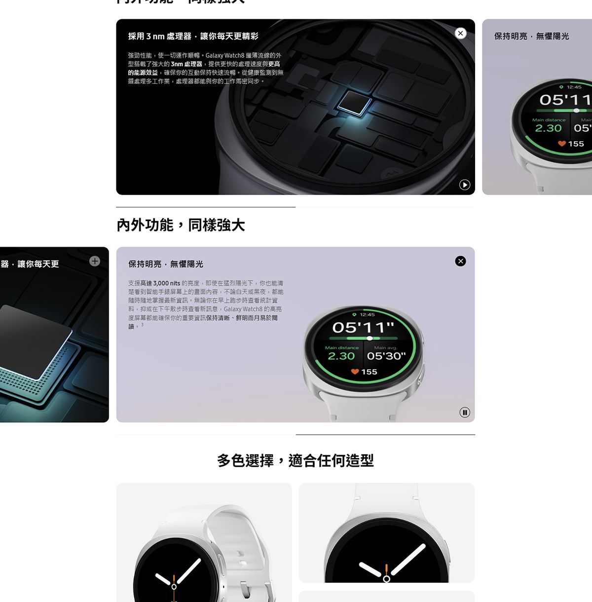SAMSUNG Galaxy Watch8 44mm (BT) Smart Watch