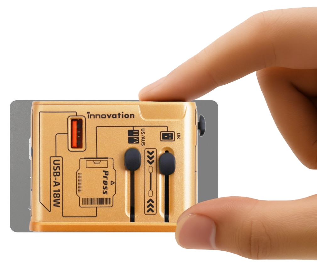inno3C 創品 i-45WC 45W GaN 4輸出旅行轉換插頭
